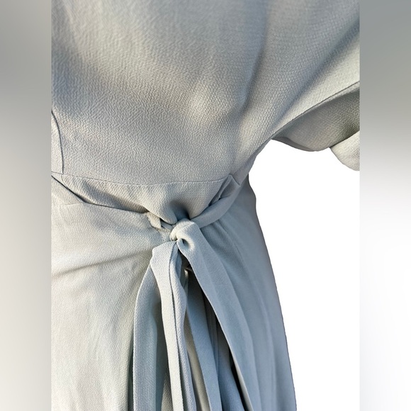 Reformation Winslow Elegant Green Wrap Dress Size Medium - Picture 6 of 14